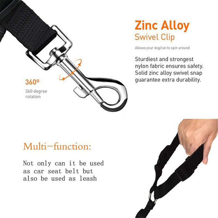 Pet car safety rope