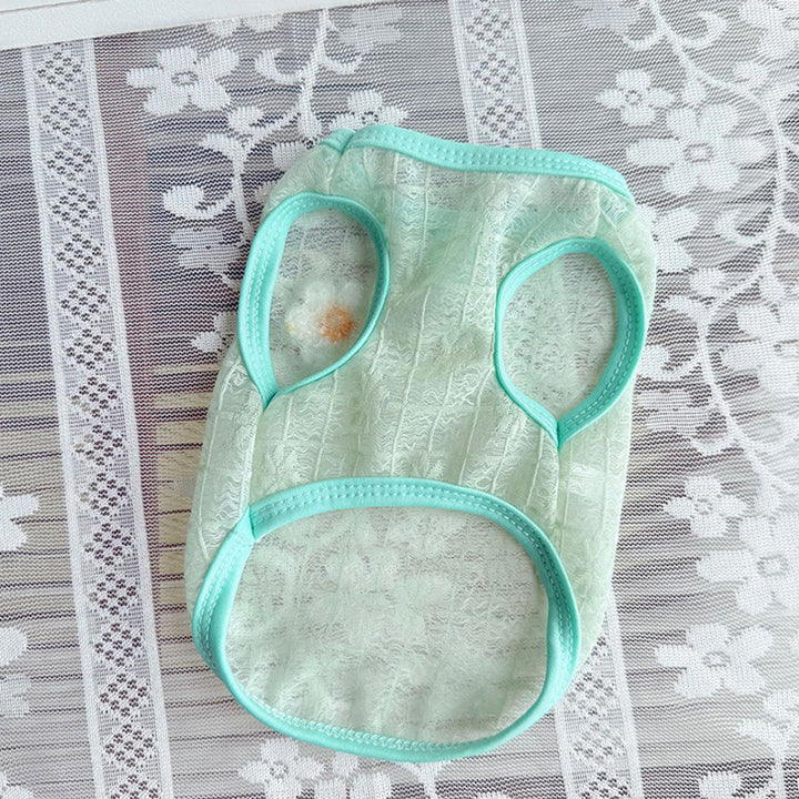 Pet mesh breathable vest dress
