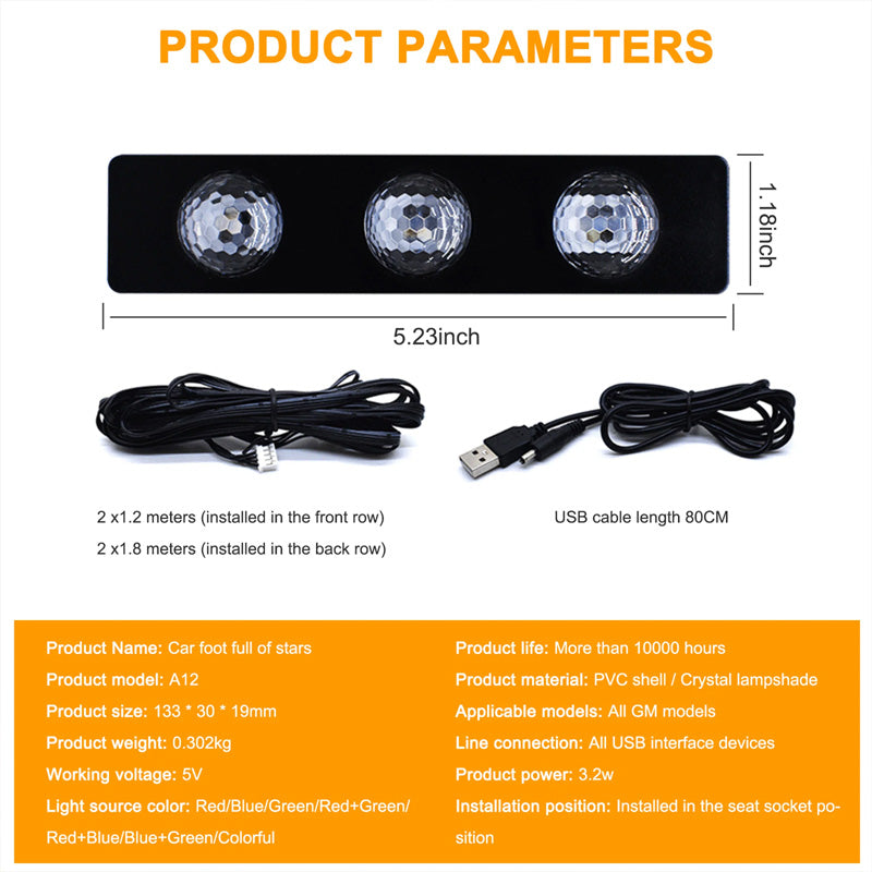 Car-shaped ambient lighting