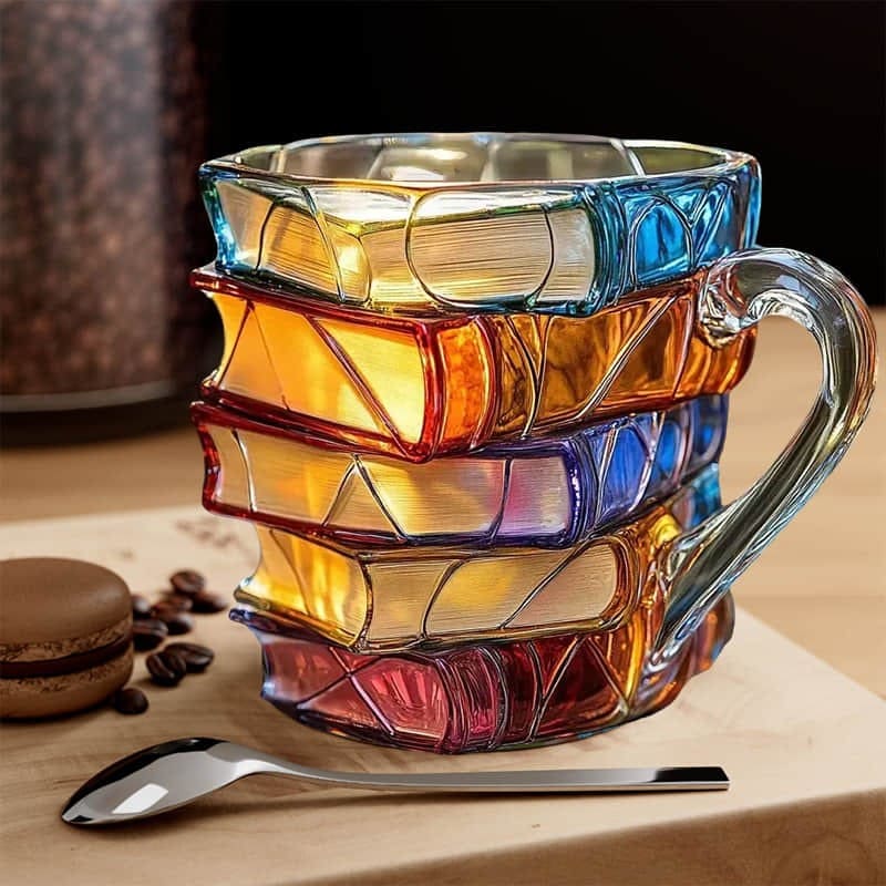 Creative painted ceramic mugs