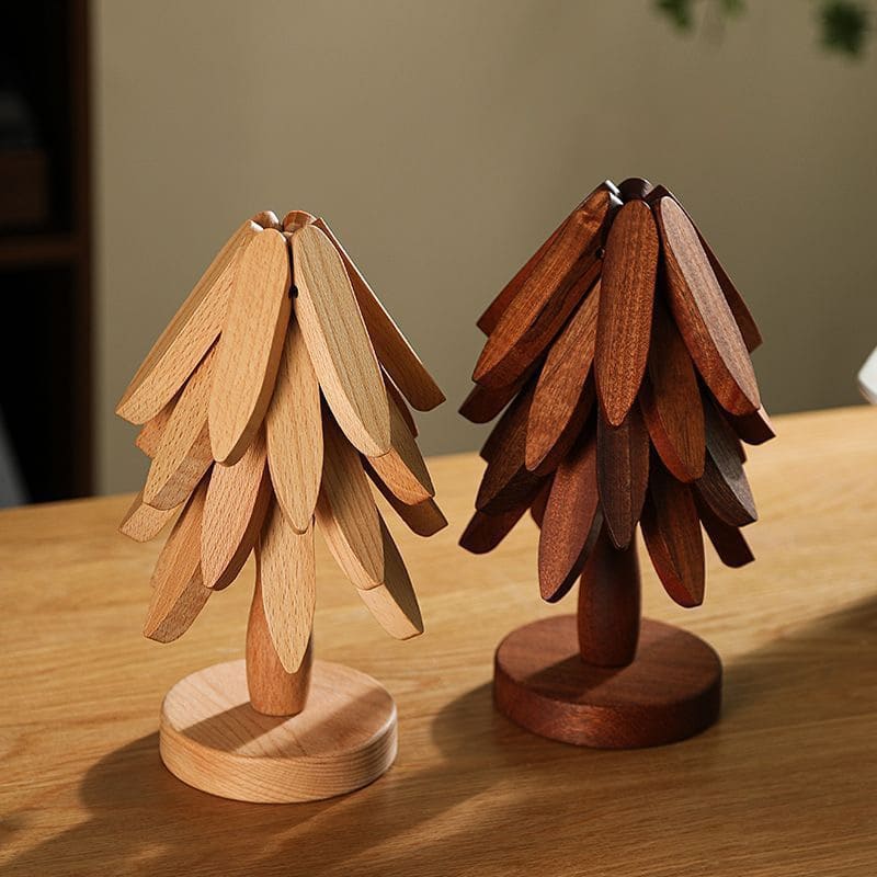 Solid wood heat insulation pad