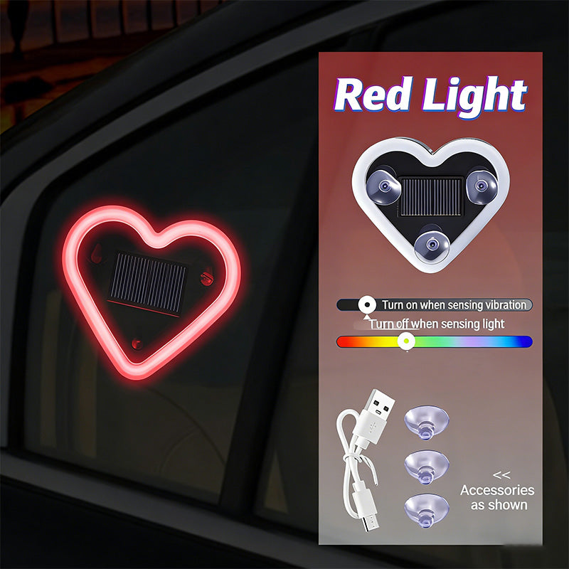 Car heart-shaped ambient lights
