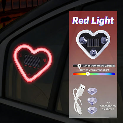 Car heart-shaped ambient lights