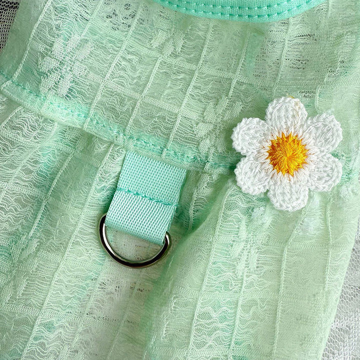 Pet mesh breathable vest dress