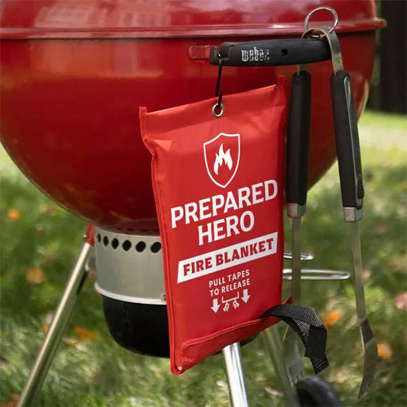 Fiberglass fire blanket