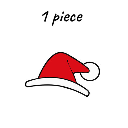 3D printed Christmas hat car sticker