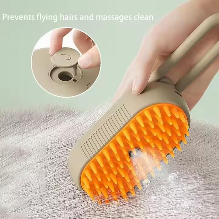 Pet Steam Spray Massage Comb