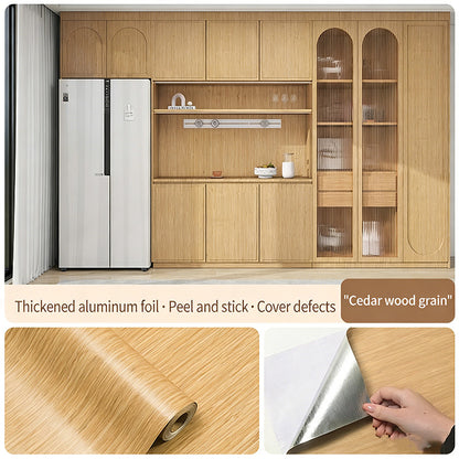 Waterproof and Moisture-proof Wood Grain Stickers