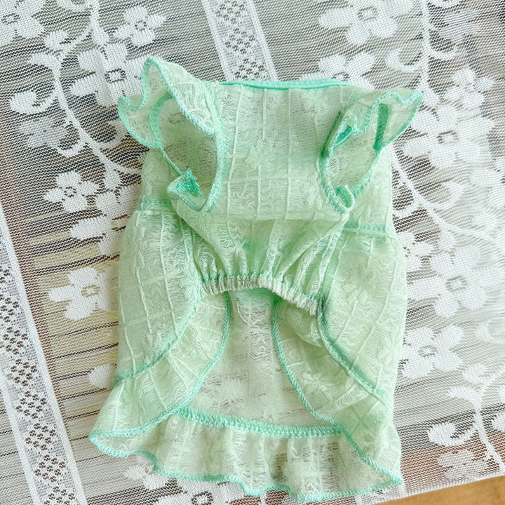 Pet mesh breathable vest dress