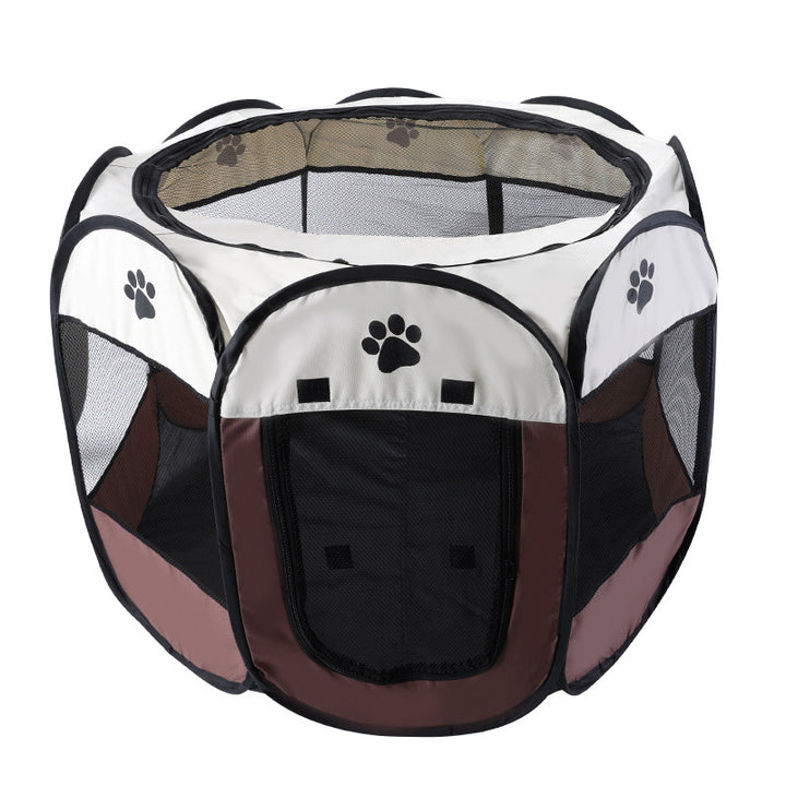 Portable pet fence tent