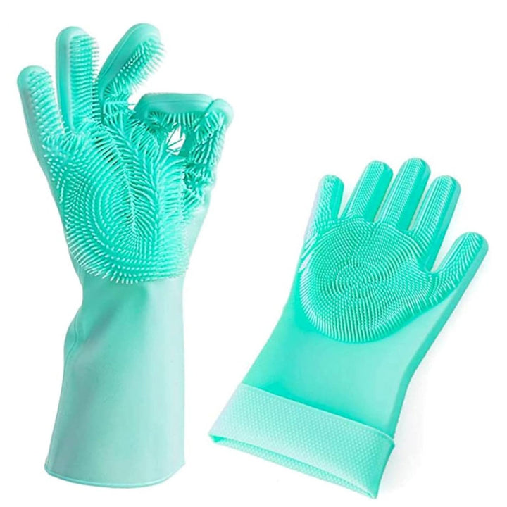 Pet silicone bath massage brush