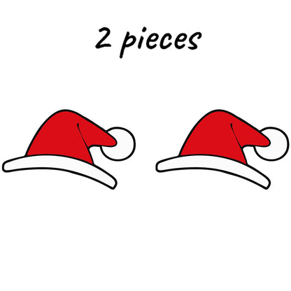 3D printed Christmas hat car sticker