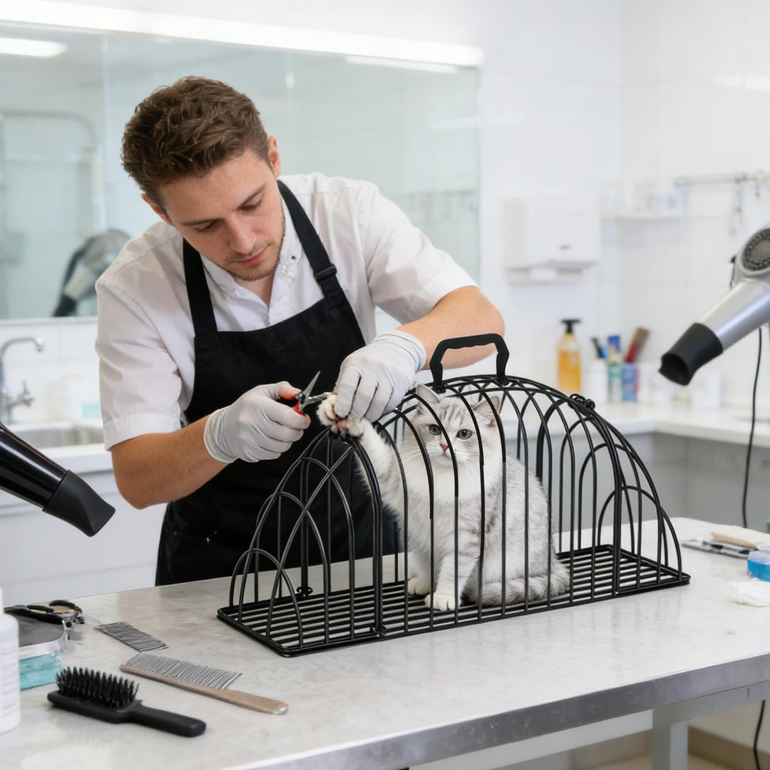 Cat anti-scratch and bite cage