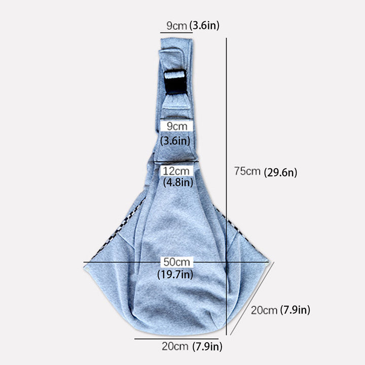 Single-shoulder crossbody pet carrier