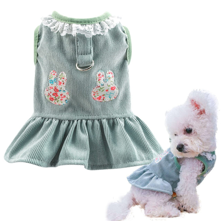 Rabbit Print Pet Dress