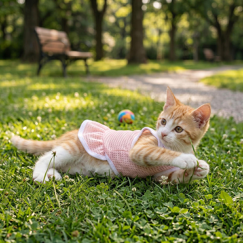 Pet Breathable Mesh Sundress