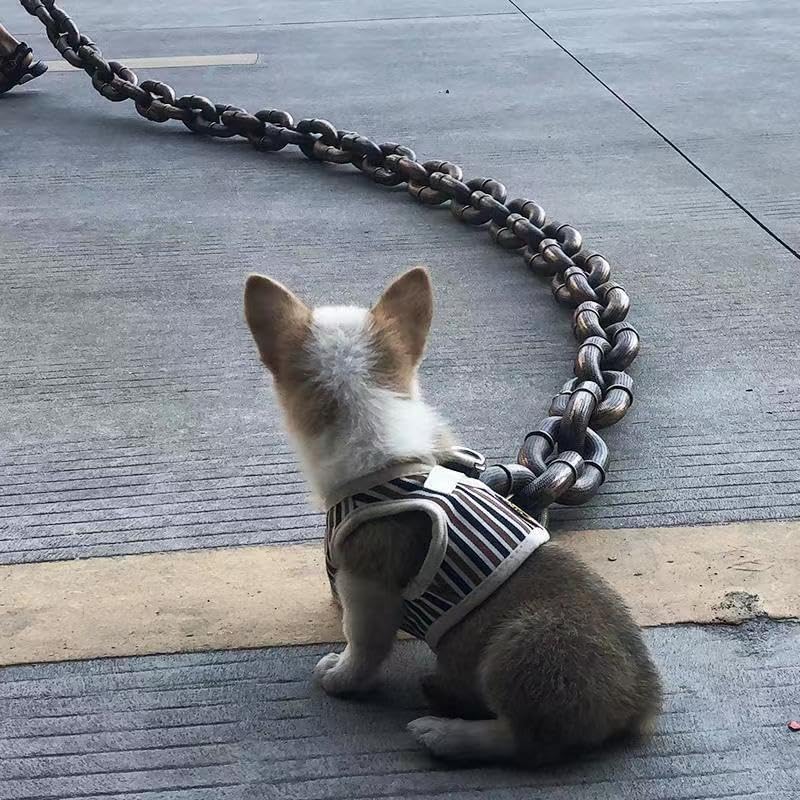 Fake Heavy Chain Dog Leash