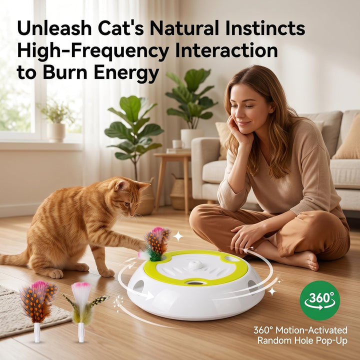 Electric Whack A Mole Cat Toy