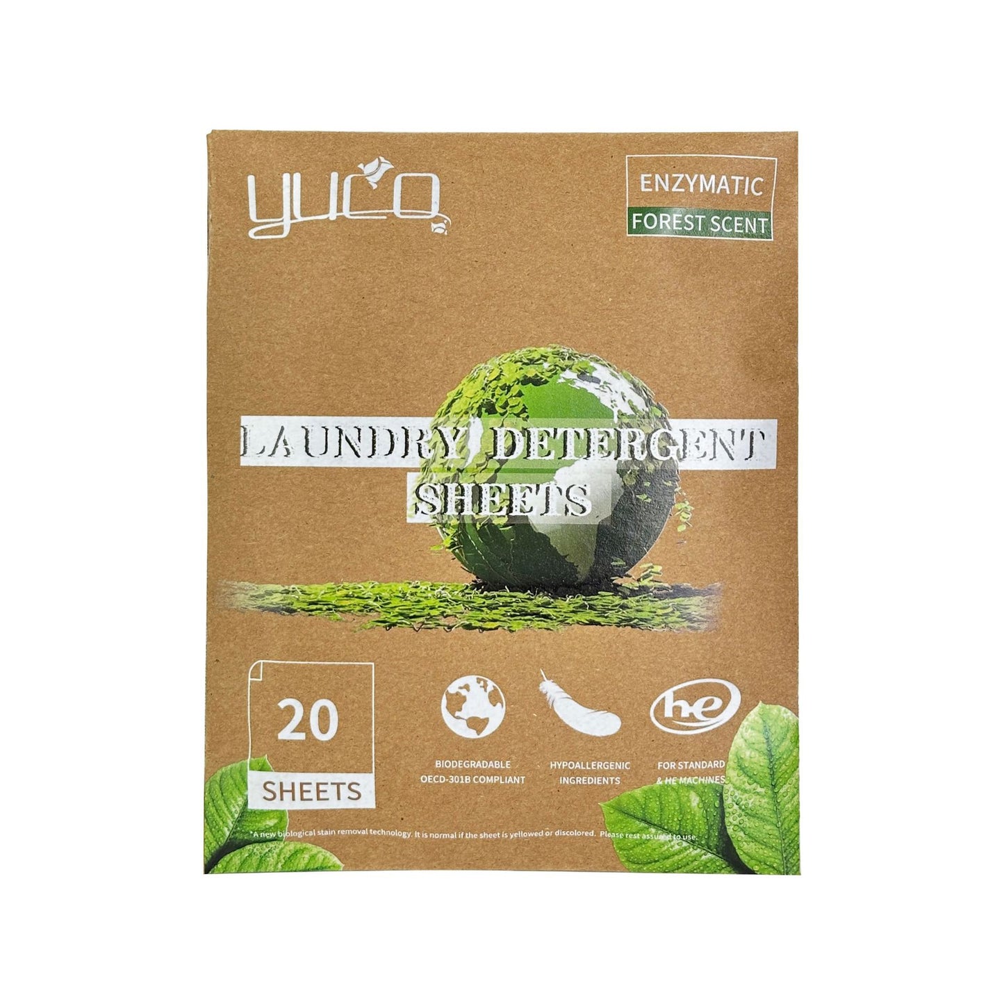 Environmentally friendly laundry tablets