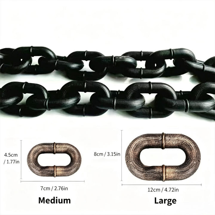Fake Heavy Chain Dog Leash
