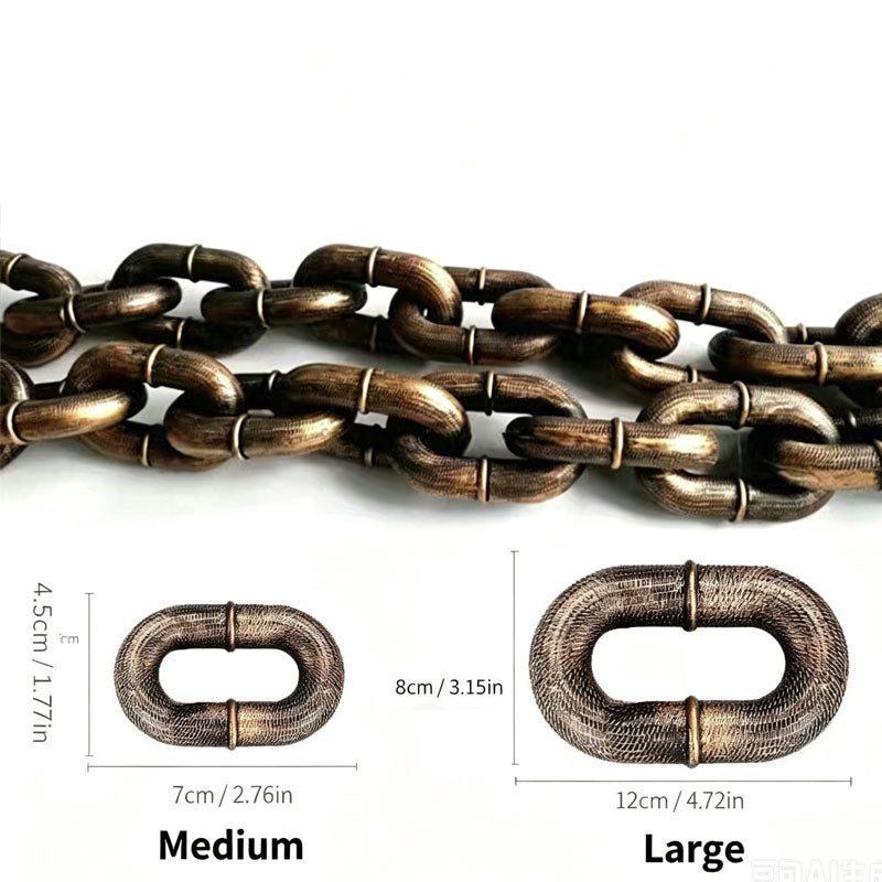 Fake Heavy Chain Dog Leash