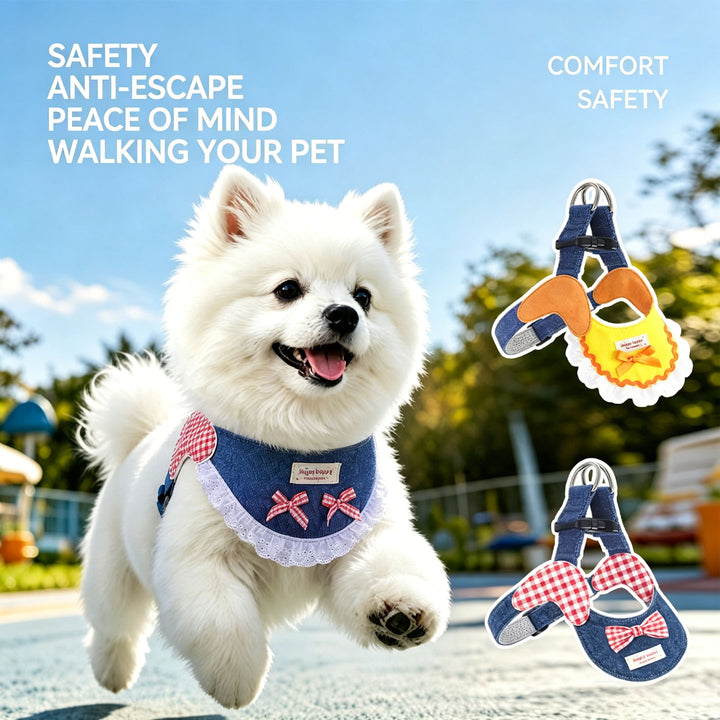 Small Dog Harness Set
