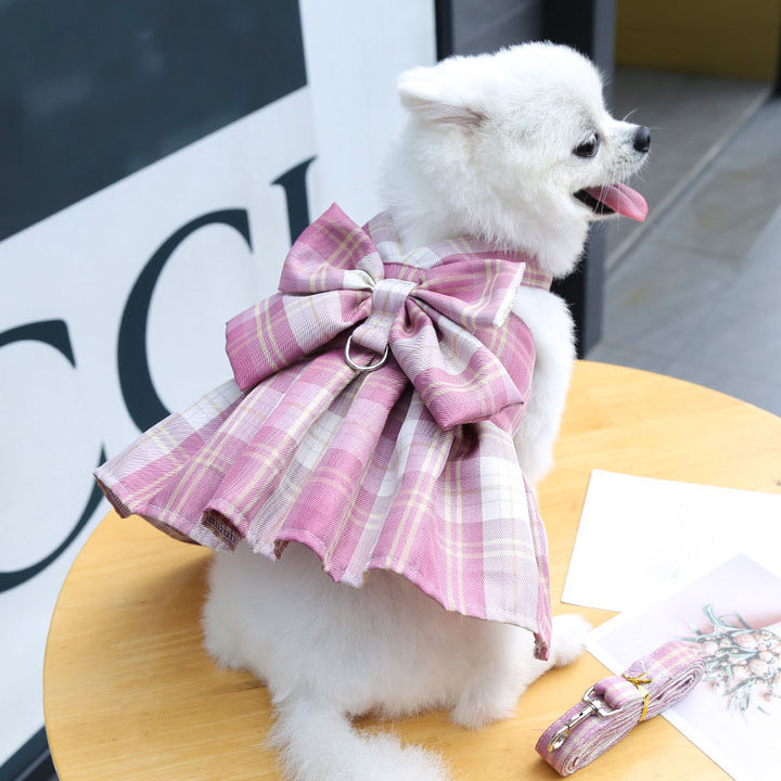 Pet JK-style skirt harness