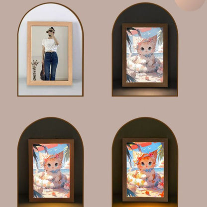 Glowing Photo Frame Light Painting