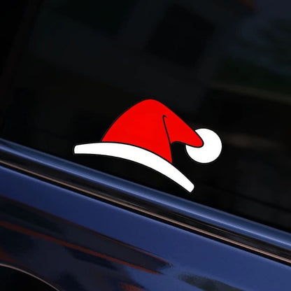3D printed Christmas hat car sticker