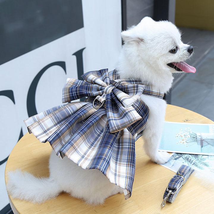Pet JK-style skirt harness
