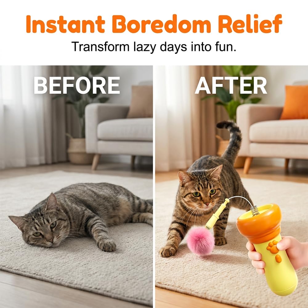 Electric Cat Wand Toy