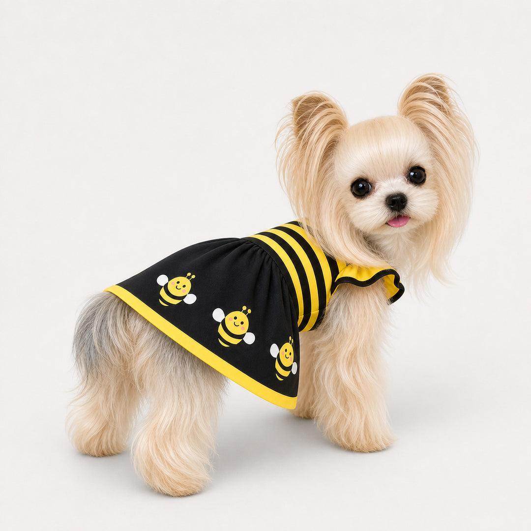 Ruffle Sleeve Pet Party Dress