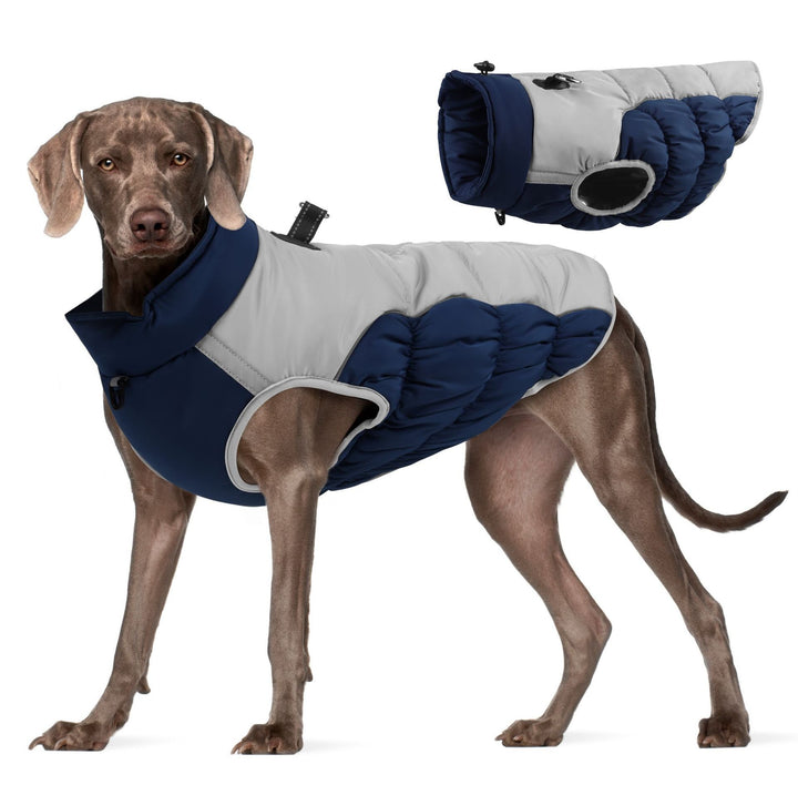 Reflective Windproof Dog Puffer Coat