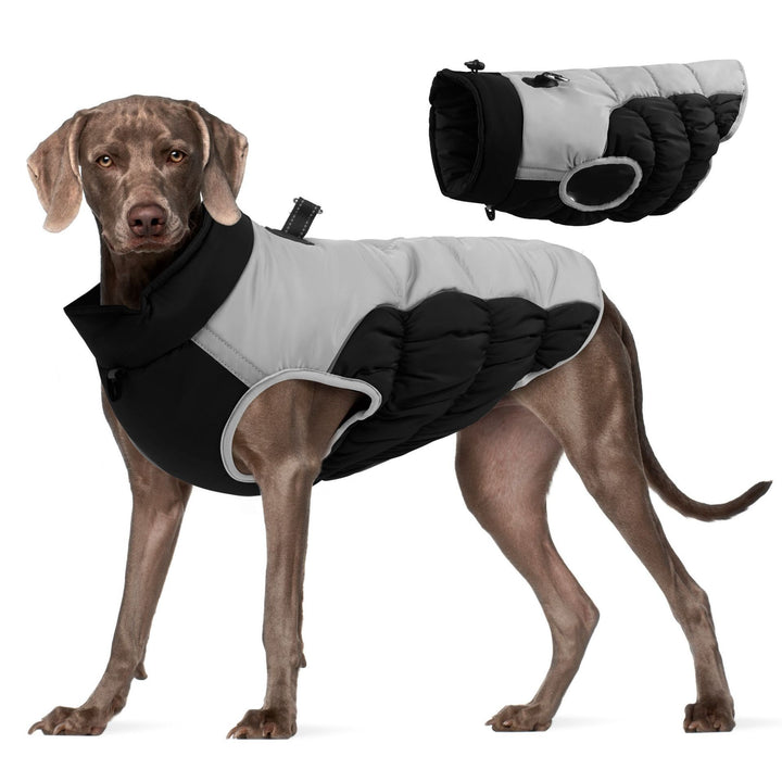 Reflective Windproof Dog Puffer Coat