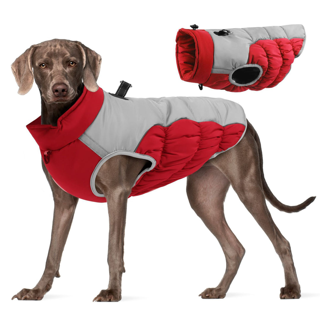Reflective Windproof Dog Puffer Coat