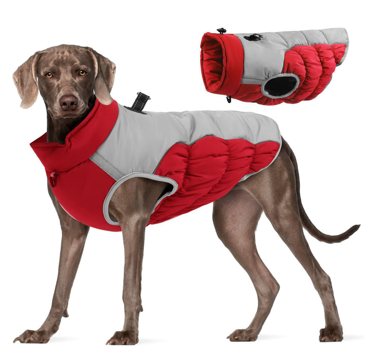 Reflective Windproof Dog Puffer Coat