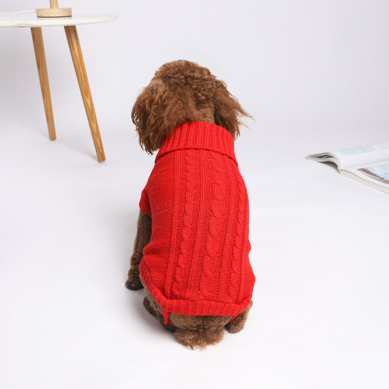 Pet knitted sweater