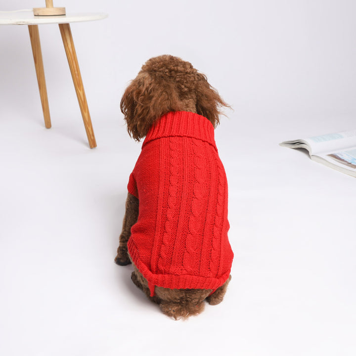 Pet knitted sweater
