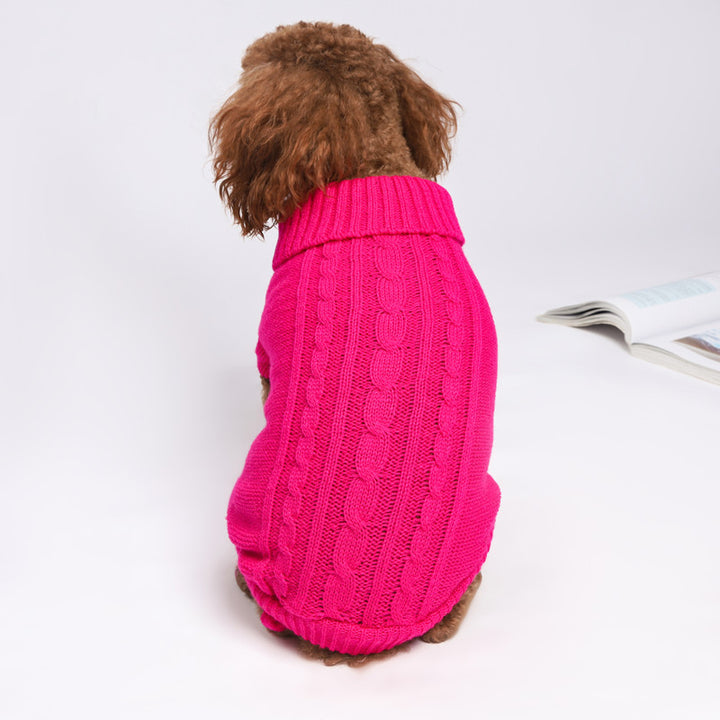 Pet knitted sweater