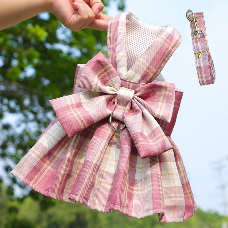 Pet JK-style skirt harness