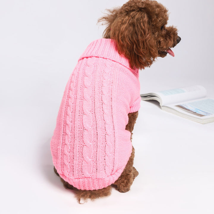 Pet knitted sweater