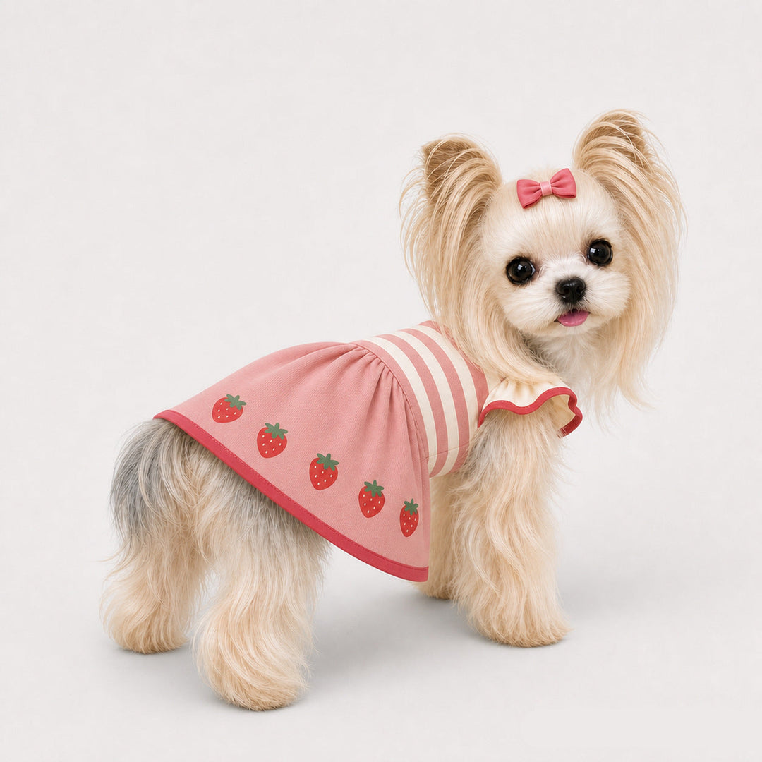 Ruffle Sleeve Pet Party Dress