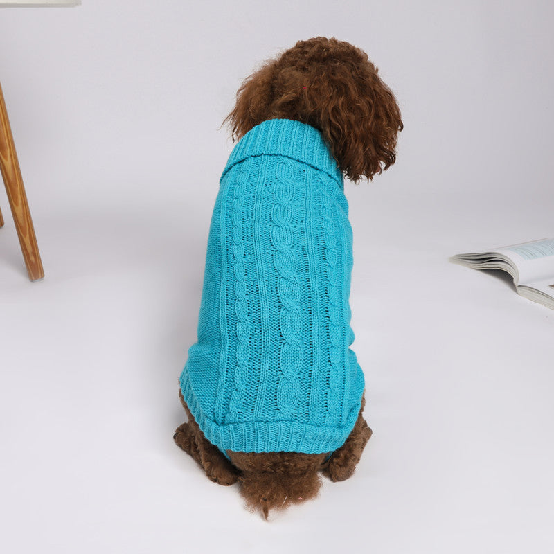 Pet knitted sweater