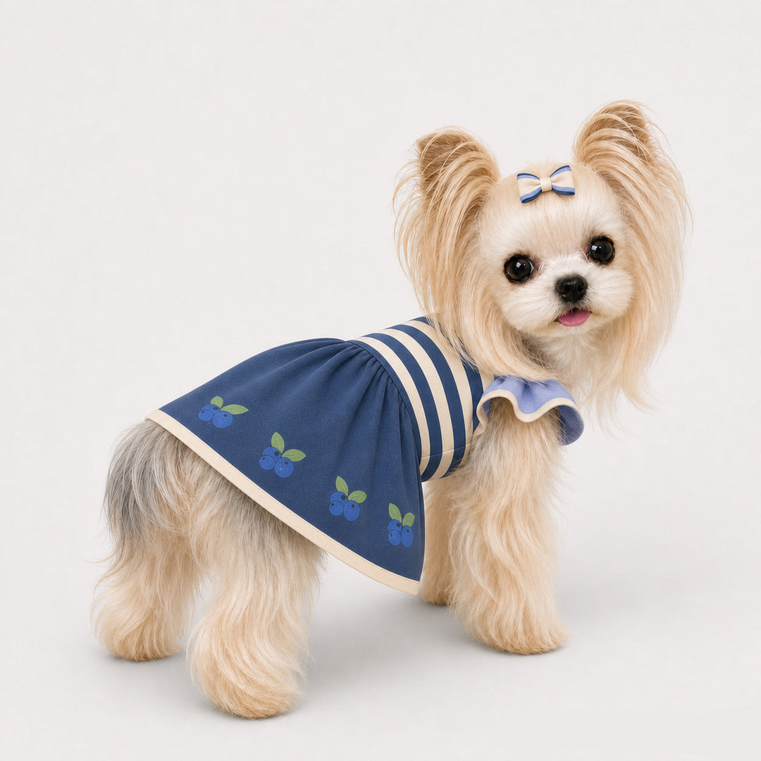 Ruffle Sleeve Pet Party Dress