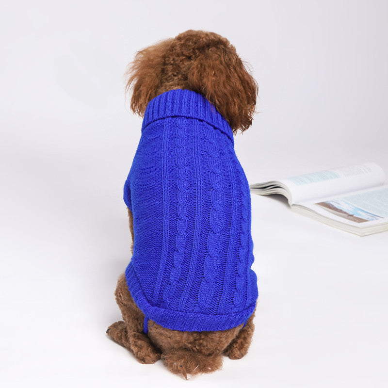 Pet knitted sweater
