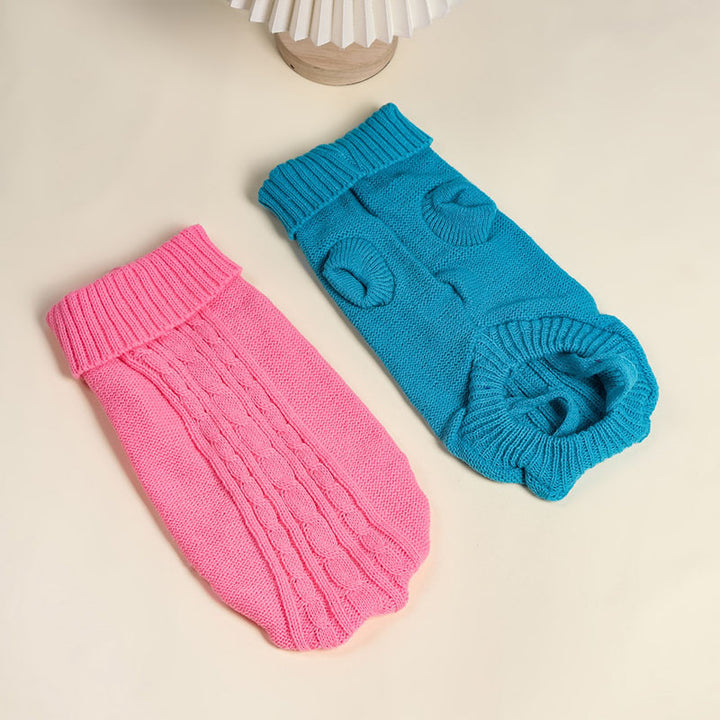 Pet knitted sweater