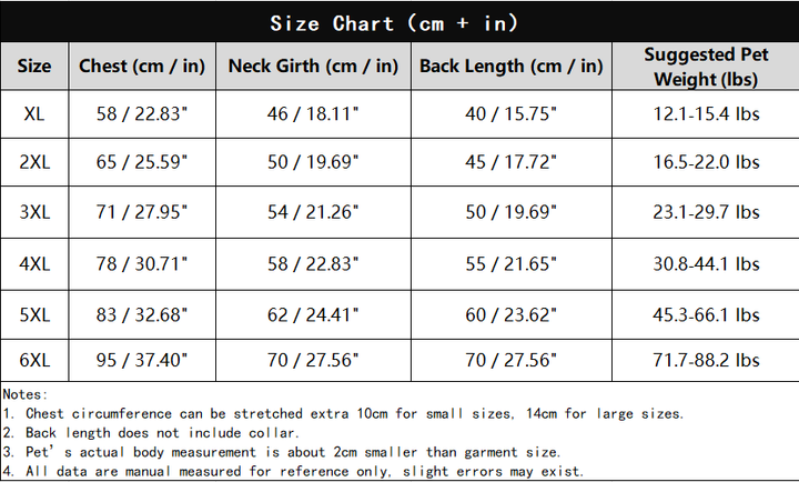 Reflective Windproof Dog Puffer Coat