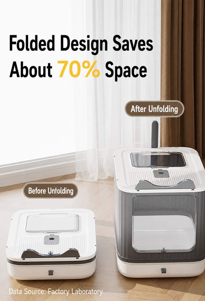 Self-deodorizing and sterilizing cat litter box