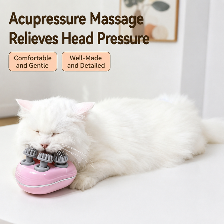 Cat head massager