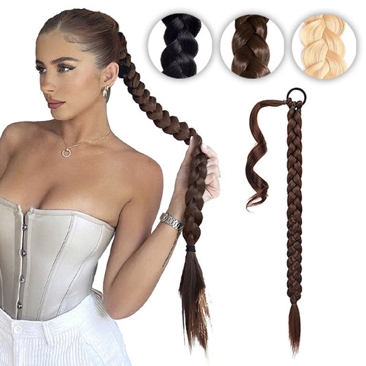 Ponytail braid free change hairstyle (80CM)